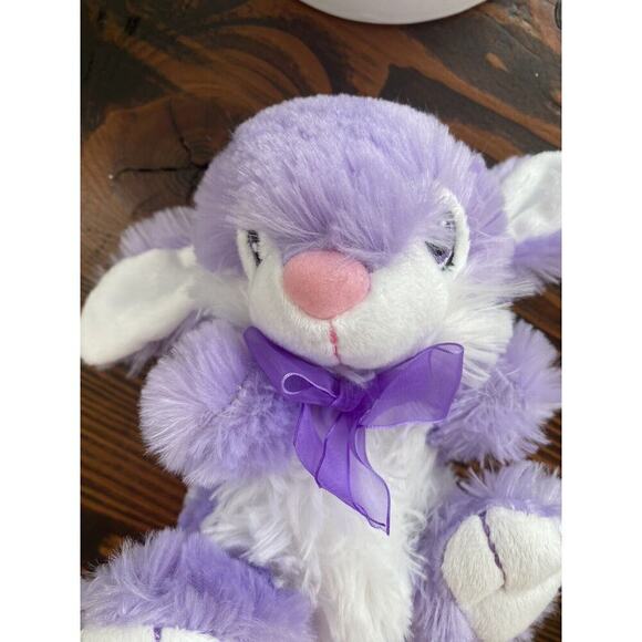 Dan Dee Collectors Choice Purple Hoppy Hopster Easter Bunny Stuffed Animal 2016 - Picture 2 of 10